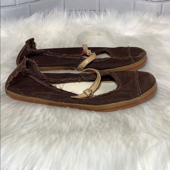 Kate Spade Harlow Brown Corduroy Mary Jane Sz 9.5 - Picture 4 of 5